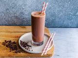 Mix Milk With Chocolate Juice