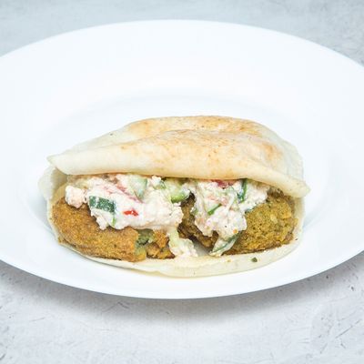 Taamia With Cottage Cheese Sandwich