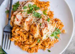 Crispy Chicken Pasta With Red Sauce