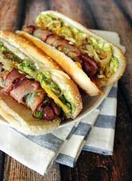 Hot Dog jalapeno Sandwich