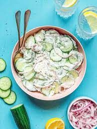 Cucumber yogurt salad