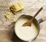 large cheese sauce