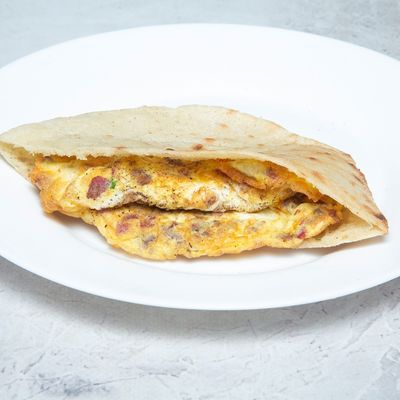 Eggs With Sausage Sandwich