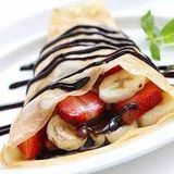 Chocolate With Pineapple Crepe