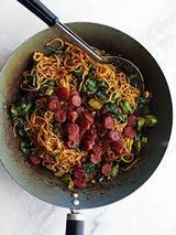 Oriental Sausage Pasta