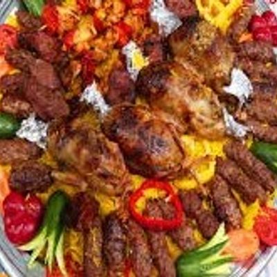 2 chickens and 1/2 kofta