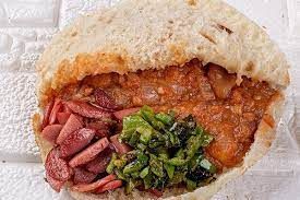 Foul With Pastrami Sandwich