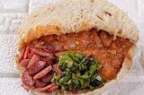 Foul With Pastrami Sandwich