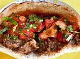 Foul With Oriental Sausage Sandwich