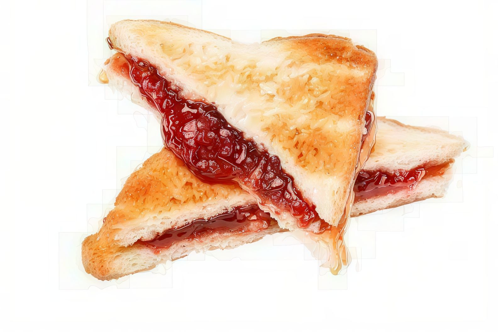 Jam With Honey Sandwich