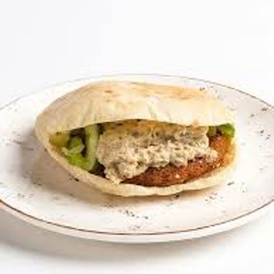 Taamia with Baba sandwich