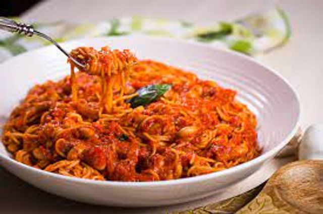 2 Negresco Pasta With Red Sauce And Small Sugar Pie Offer