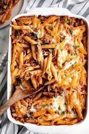 Oriental Sausage Pasta Casserole