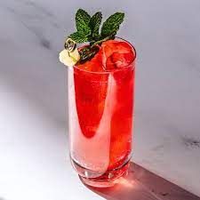Red Mint Cocktail