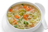 Vegetables Noodles Soup