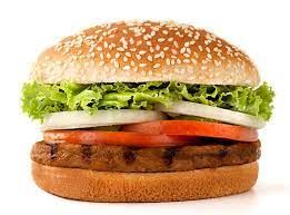 Plain burger