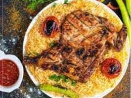 Half Grilled Chicken With Biryani Rice