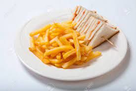 Special French Fries Sandwich