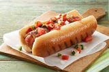 Smoked Oriental Sausage Sandwich