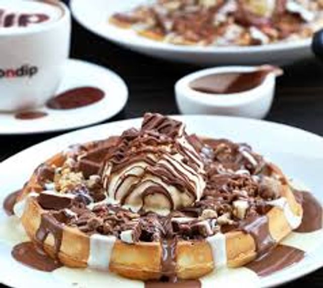 Kinder Chocolate Waffle