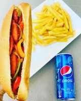 French Fries With Meat And Cheddar Cheese