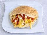 Potato With Roumi Cheese, Ketchup and Mayonnaise Sandwich