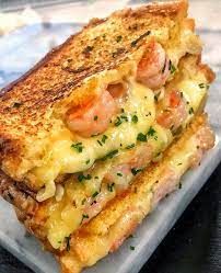 Shrimp Mozzarella Sandwich