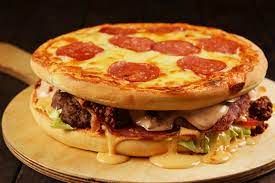 Tart Cheese Pizza Burger