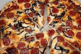 Oriental Sausage And Pastrami Pizza