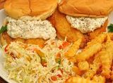French Fries With Coleslaw Sandwich