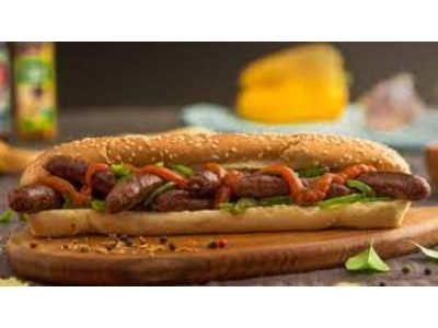 Oriental Sausage Sandwich