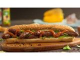 Oriental Sausage Sandwich