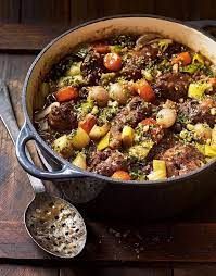 oxtail With Vine Leaves Casserole