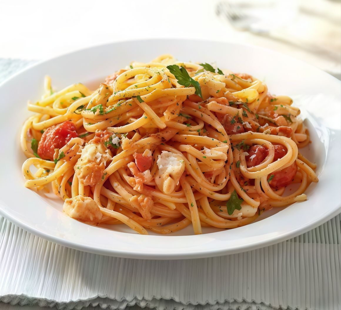 Boneless Seafood Spaghetti