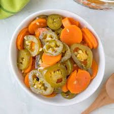 Pickled Pepper Or Carrots
