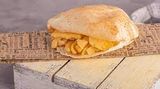 Potato Chips With Roumi and Cheddar Sandwich