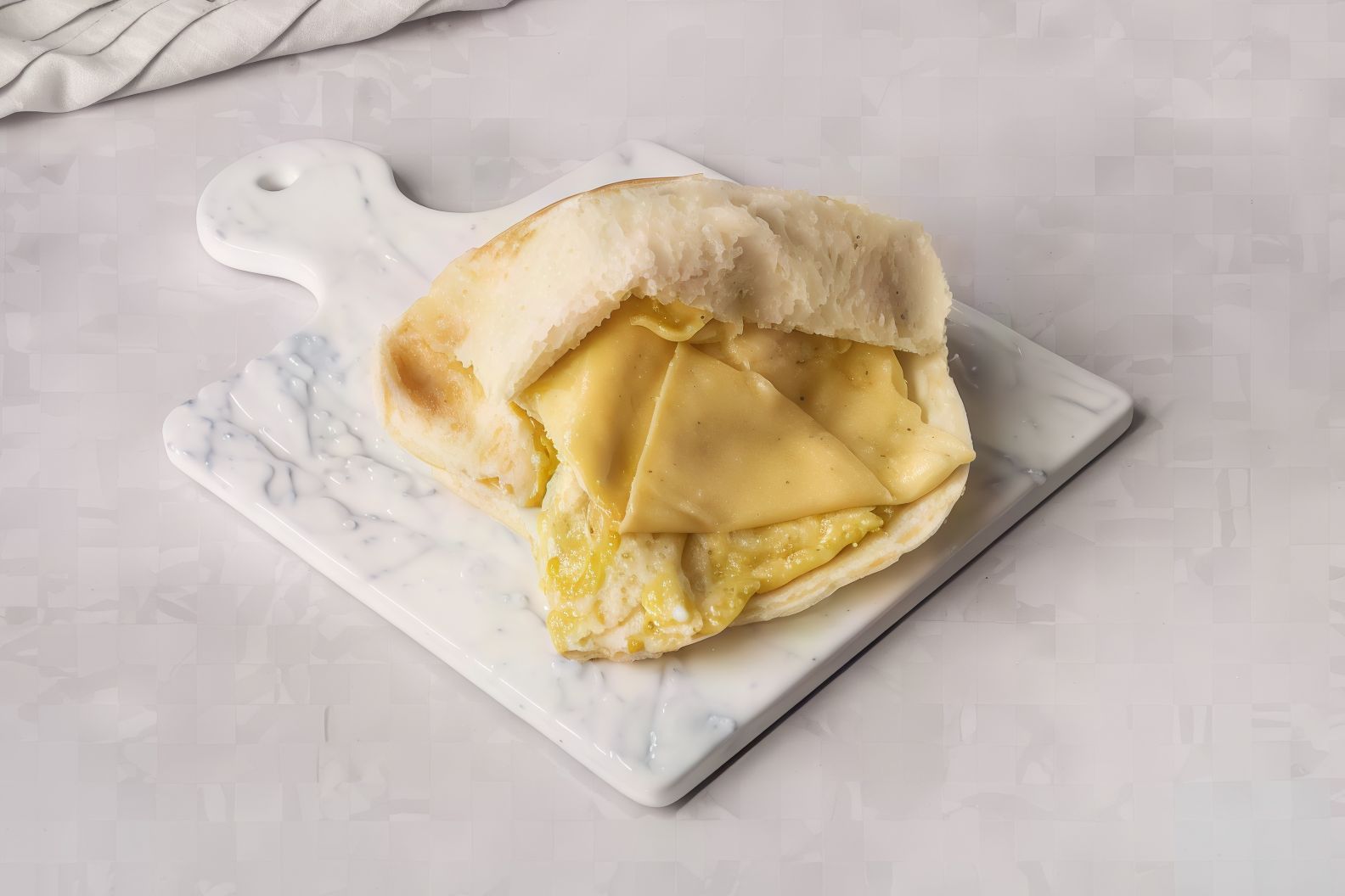 Mix Cheese Eggs Sandwich