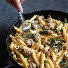 penne Pasta with oriental sausage