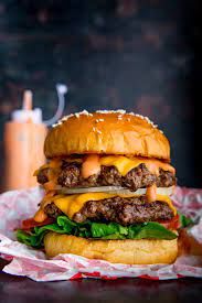 Double Cheese Burger Sandwich