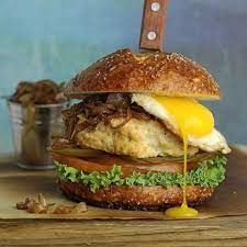 Egg Burger Chicken Sandwich