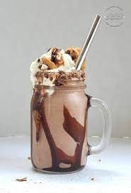 peach cream milkshake
