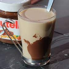 nutella cream milkshake