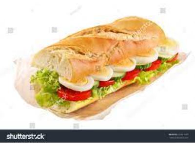 Boiled Eggs Sandwich - French Bread
