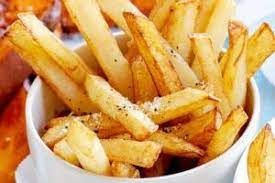 French Fries With Mix Spices Sandwich