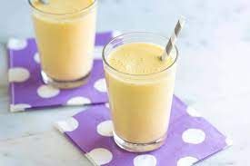 Banana With Milk Juice