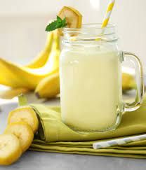 Banana With Milk Juice
