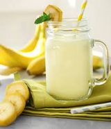Banana With Milk Juice