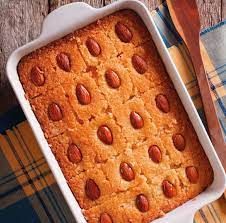almond Basbousa