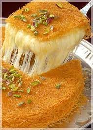 cream konafa
