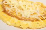 Omelette Plate with Roumi Cheese and cheddar cheese